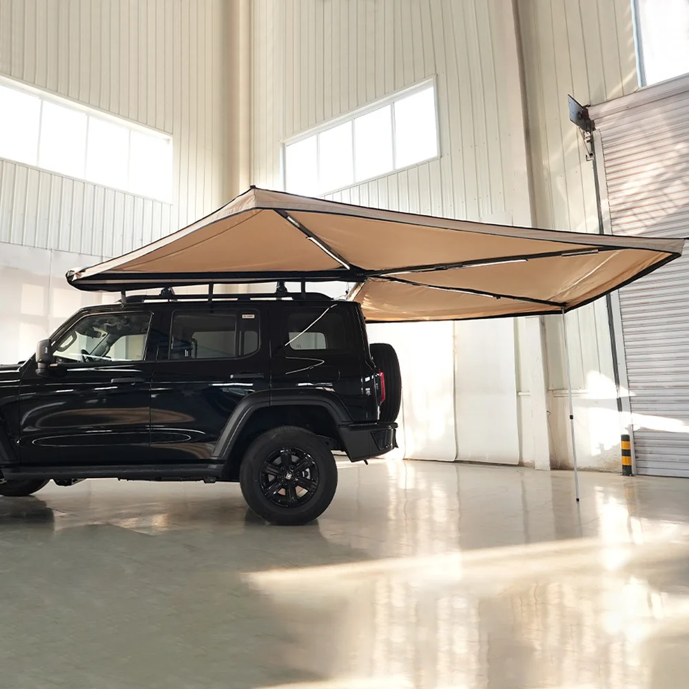 Аксессуары для кемпинга 4x4 грузовик прицеп свободно стоящий Быстрый открытый Foxwing 270 градусов Автомобильный боковой тент