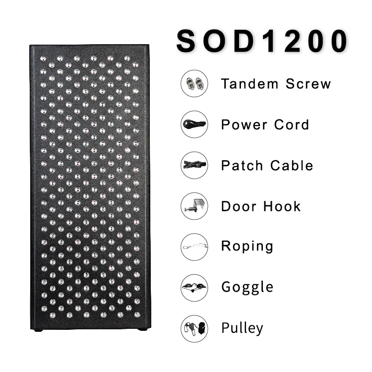 SODOLUX 1200W 5W LED Chips 660nm 850nm high irradiance no flicker for sauna and body weight loss