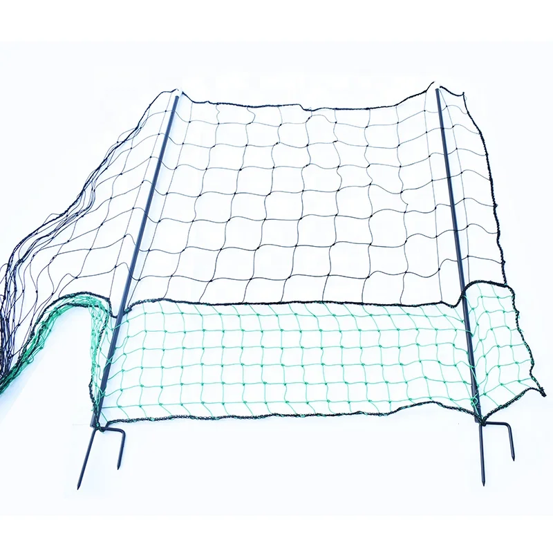 Wholesale portable electric plastic livestock and poultry net poles mesh multi-strand woven poultry net