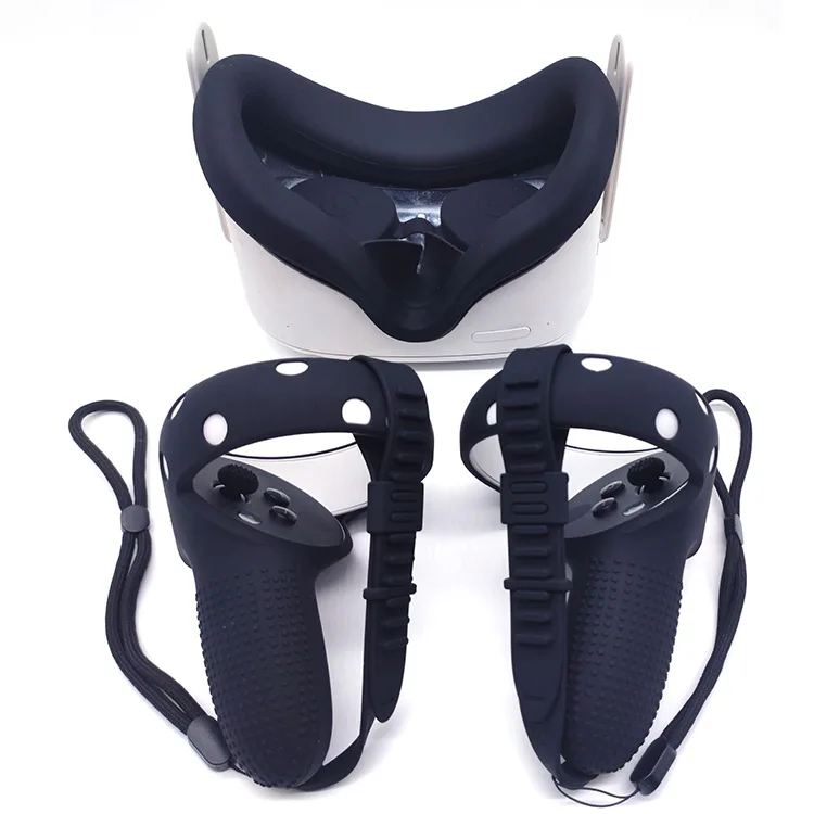 In Stock Oculus Quest 2 Silicone Case VR Accessories Controller Grip Cover For Oculus Quest 2 Accessories