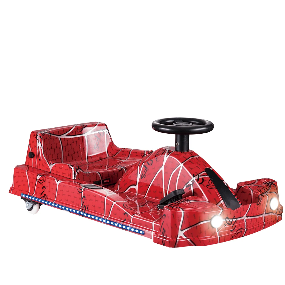 3 wheel electric drifting scooter ride on car running kart for kids