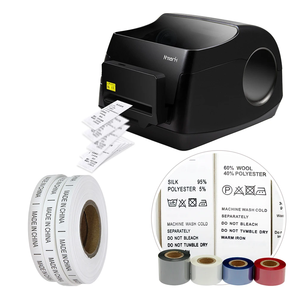 N-mark Wholesale China Low Price Fabric Label Printer Customized Center Industrial Woven Logo Label Printer