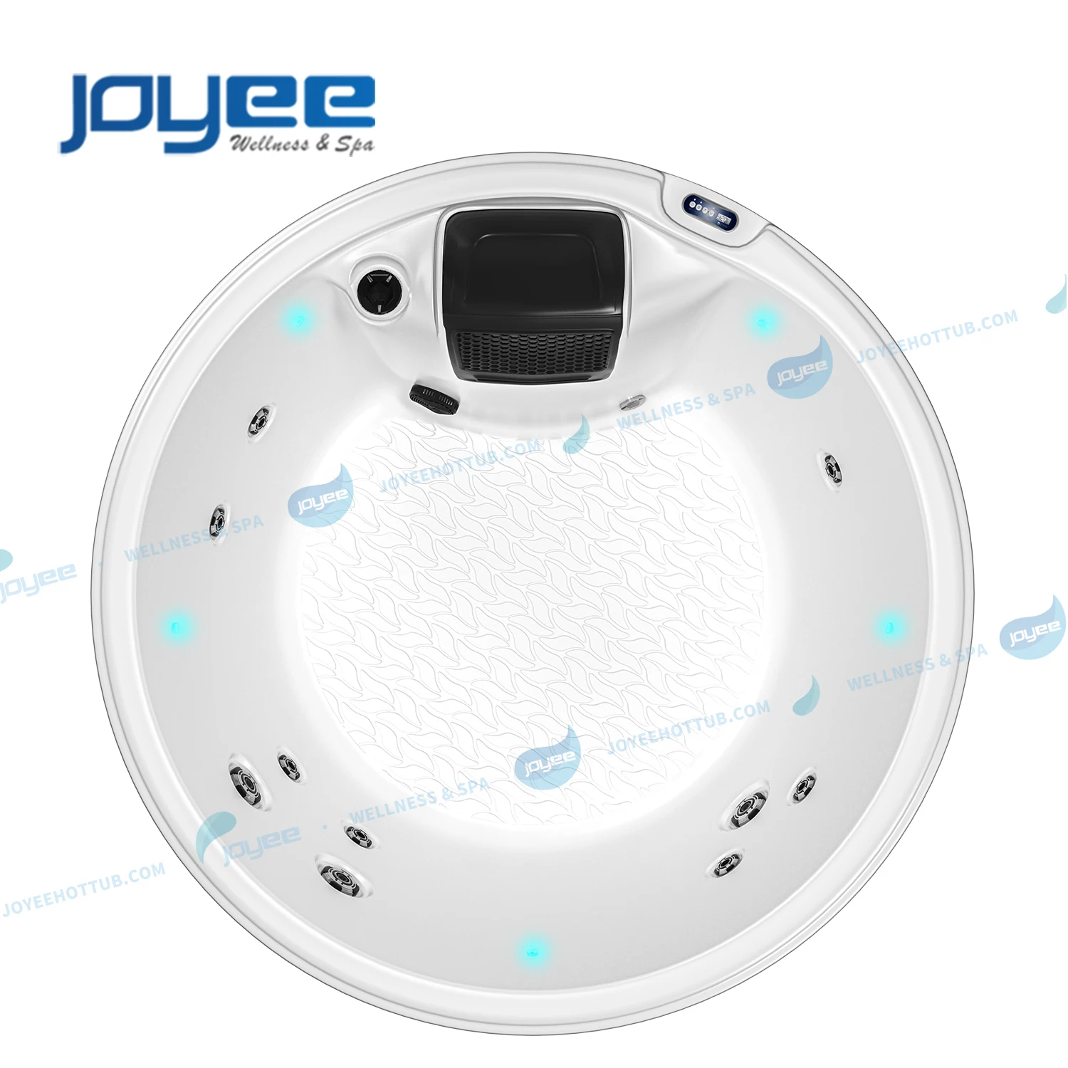 JOYEE European Round Hot Tub For 4 People Hot Tube Outdoor SPA Tubs Jacuzzier Massage Tubs Garden Spa hottub outdoor spa