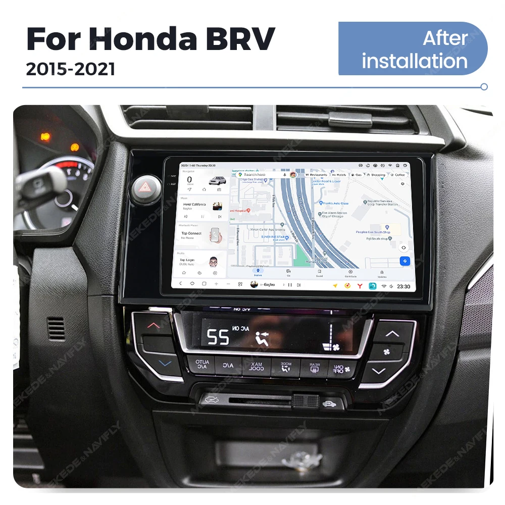 MEKEDE DUDU7 12+512 car-play auto Android gps navigation For Honda BRV 2015-2021 360 panoramic camera