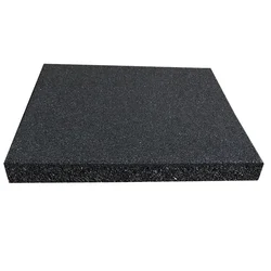 rubber roll surface composited bottom grooved has clips gym rubber flooring mats