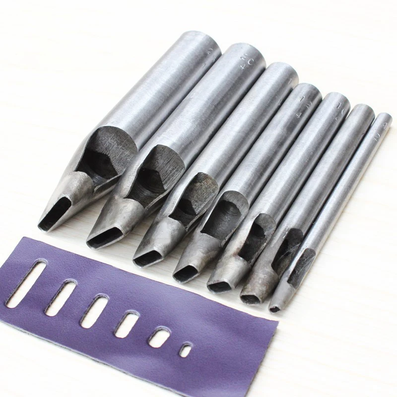Wholesale high-quality  Metal oval industrial grade stainless steel leather tools  punching pin