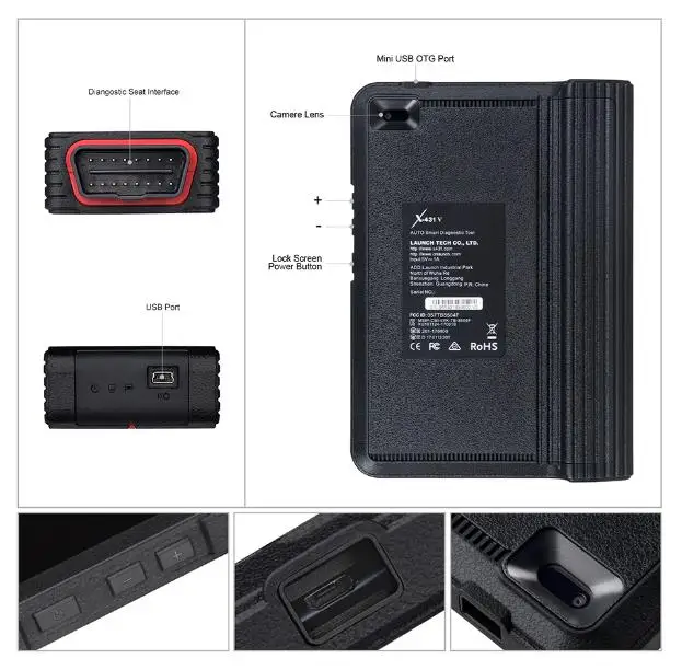 The latest 4.0 version of LAUNCH X-431V Infinite auto scanner digital auto scanner for 12V cars