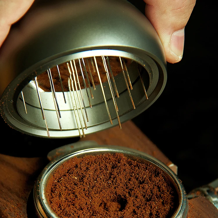 Factory Direct Sales Stainless Steel Coffee Bean Espresso Needle Type Coffee Powder Distributor Tools