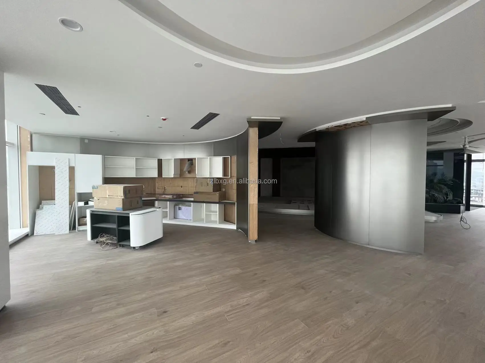 Stainless Steel Background Wall Decorative Board TZL Hotel Clubhouse TV Background Wall