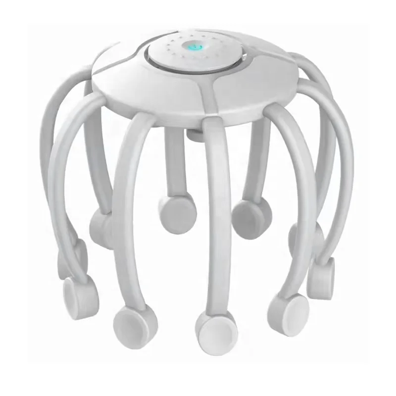 New Arrivals Spider Soft Vibration Relax Electric Silicone Massage Scalp Massager Octopus Head Massager