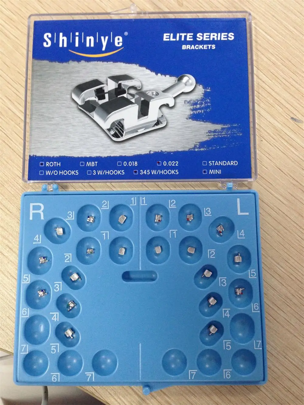 Shinye dental equipments odontologa supplies ortodoncia dental braces orthodontic bracket for teeth kit