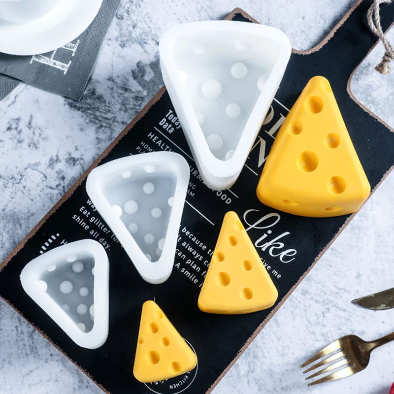 Hot Sale 3d Cheese Shaped Silicone Cake Molds Mousse Mold for Bake Cake Silicone Mold Chocolate
