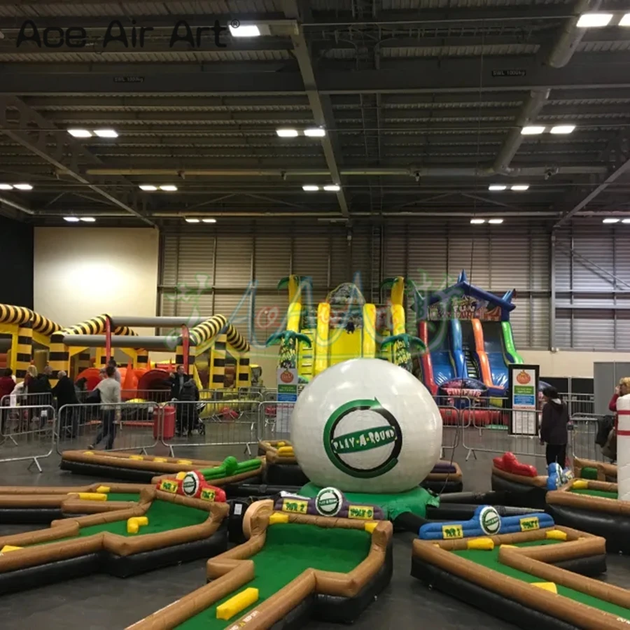 High-Quality Portable Inflatable Golf Field | Mini PVC Golf Course Toy for Parties & Events for Sale