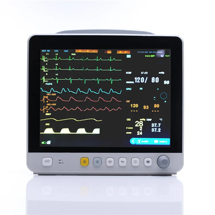 Сенсорный экран кардиостимулятор обнаружения параметр для палаты интенсивного лечения пациента монитор тестер портативный