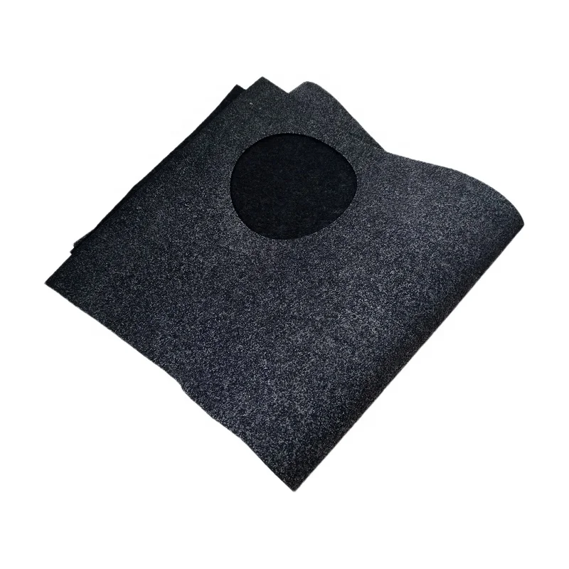 Automotive interior hood sound-absorbing cover accessories Flame retardant, water-repellent dusting composite non-woven fabric
