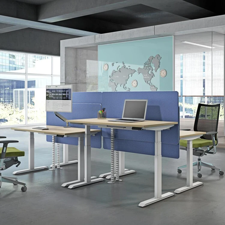 Greatway Portable Design Height Adjust Laptop Table Uplift Sit To Stand Lectern Train Tables Home Office Working Adjustable Desk