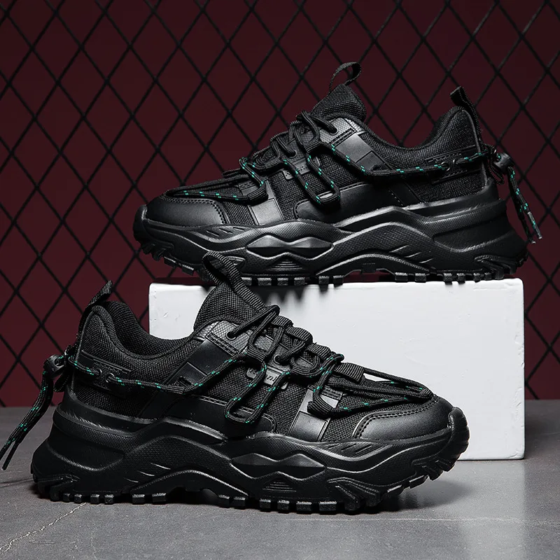 Wenzhou Factory Footwear White Tennis Sneakers Casual Height Increasing Chunky Mesh Cushioning Walking Style Shoes For Women