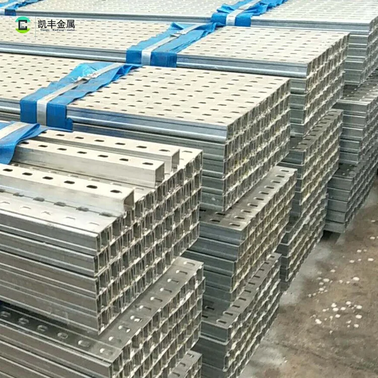 Factory supply hot dip galvanized strut slotted C channel steel Unistrut Channel with price list