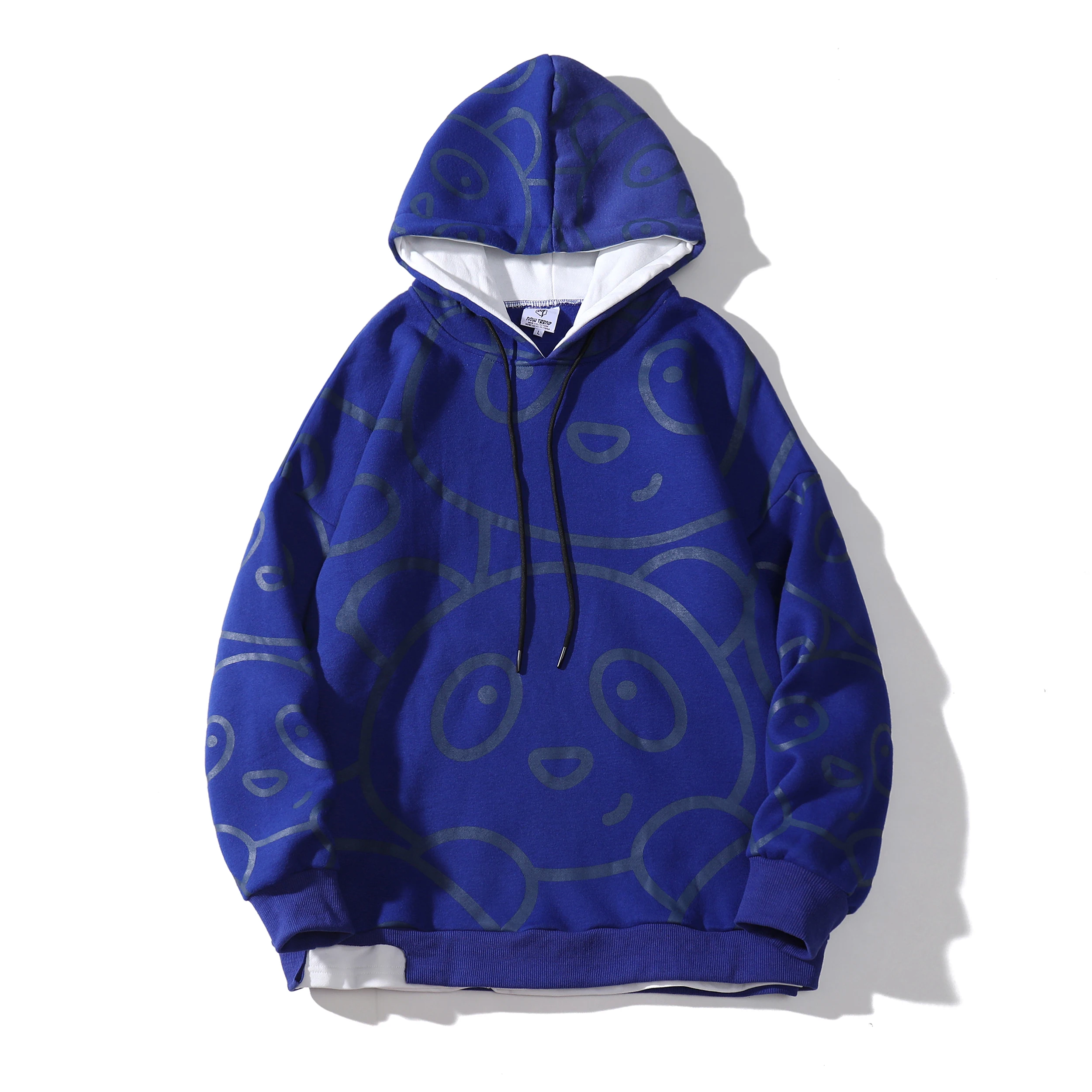 2021 Custom logo high quality New hoodies 280gsm plain white pullover 100% cotton  hoodies for men