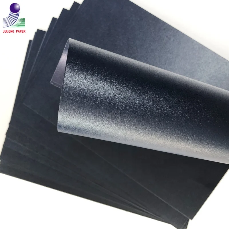 
120gsm single side embossed leatherette paper for jewelry box packing 
