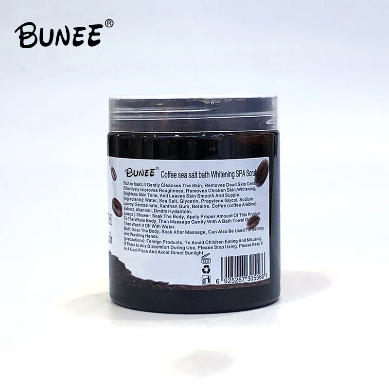 
Coffee Bath Salt Dead Sea Salt Bath Scrub Whitening Bathing Scrub 