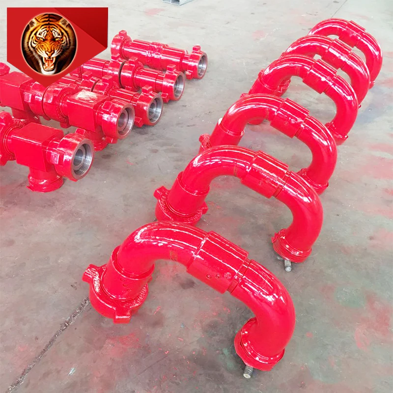 Tigerrig API 16c high pressure movable elbow hydraulic stainless steel rotary 1502 chiksan joint swivel joint for oilfield