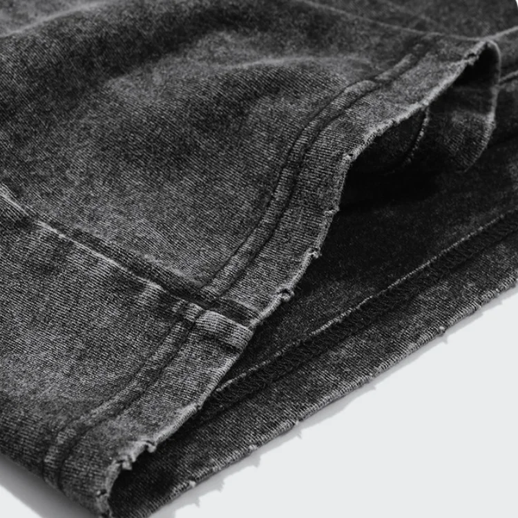 Wholesale High Quality Mens Acid Wash T shirt streetwear oversized hip hop 100% cotton tshirts custom graphic vintage t shirts