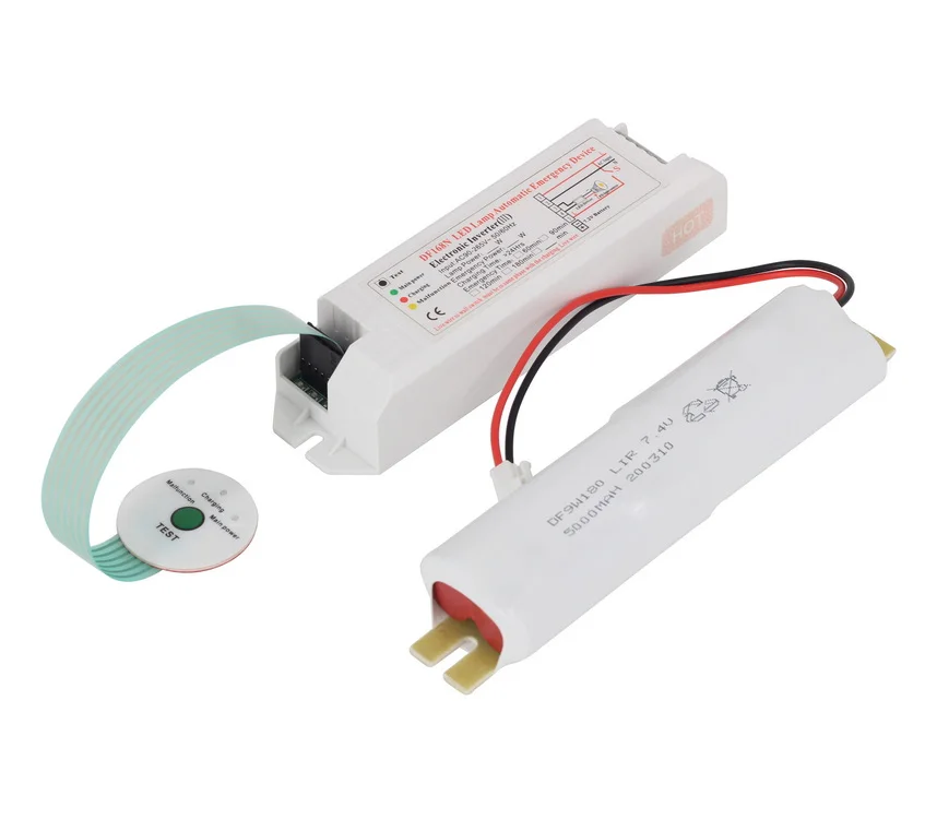 Аварийный светодиодный драйвер DF168N мощное освещение аварийный источник питания для лампы трубки 0 6 м 9 Вт