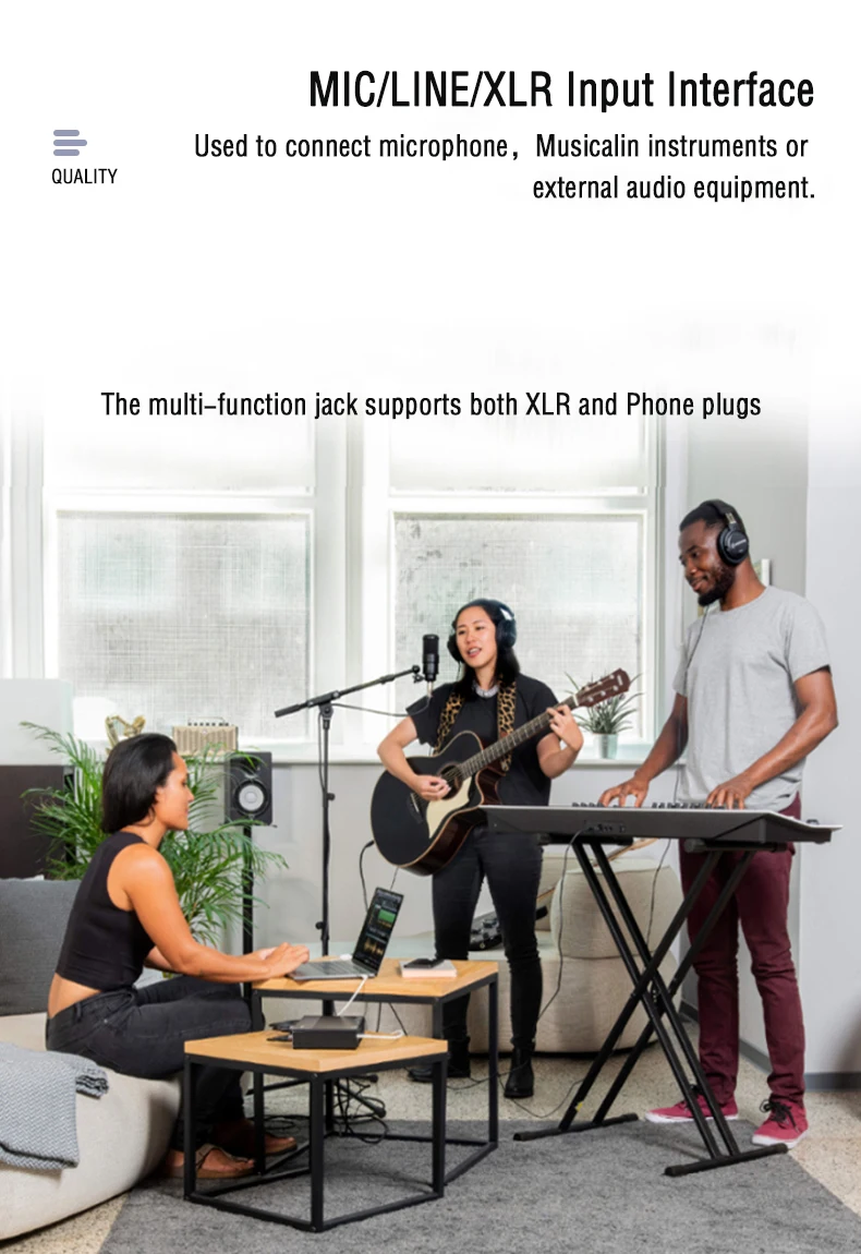 Высококачественная профессиональная аудиокарта с функцией живого звука