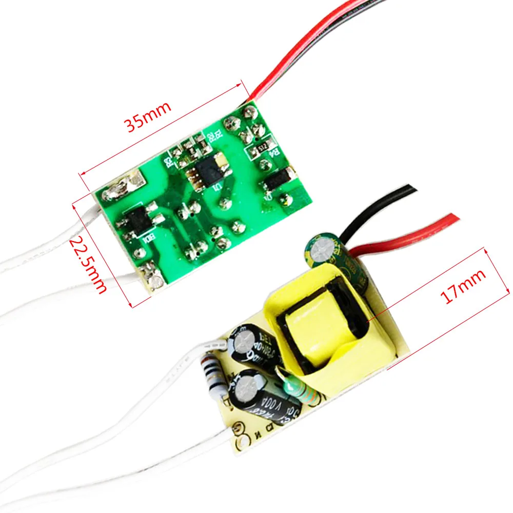 4-7W LED Driver High quality Certified DC12-25V350MA Power Supply 200-350MA Adjustable