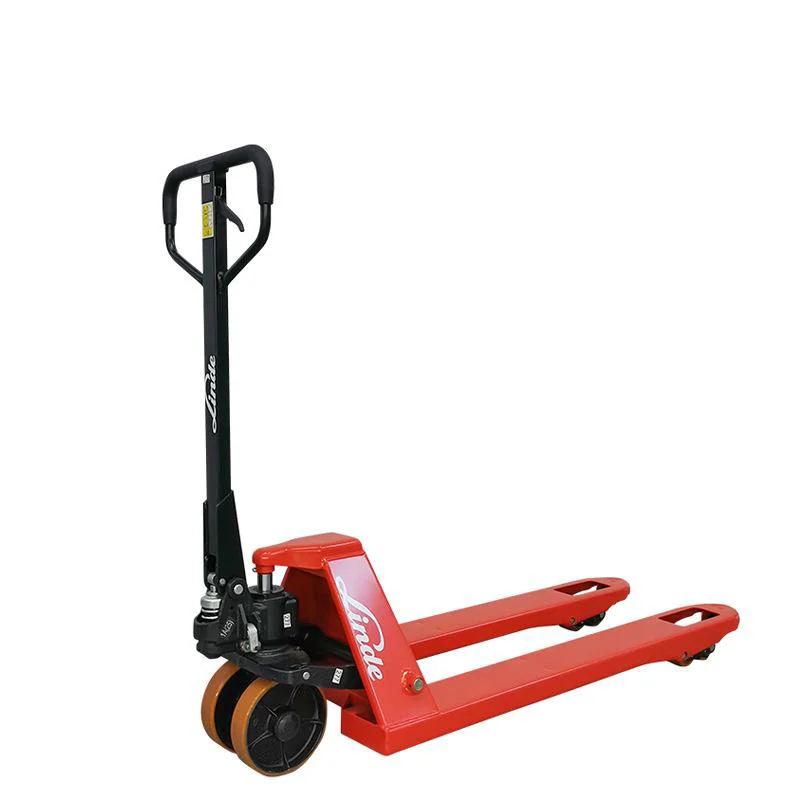 Manual hydraulic truck forklift small lifting trolley 2T 3T ground cow pallet truck loading and unloading hydraulic forklift