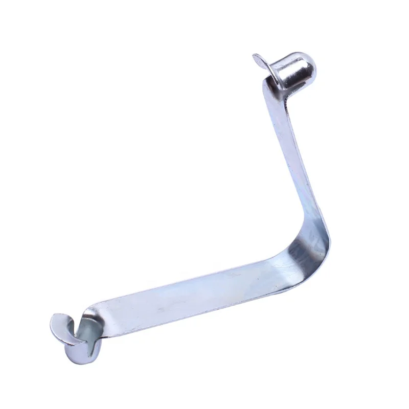 Manufacture Tube Flat Spring Clip, Precision Metal Stamping Spring Tool Clip