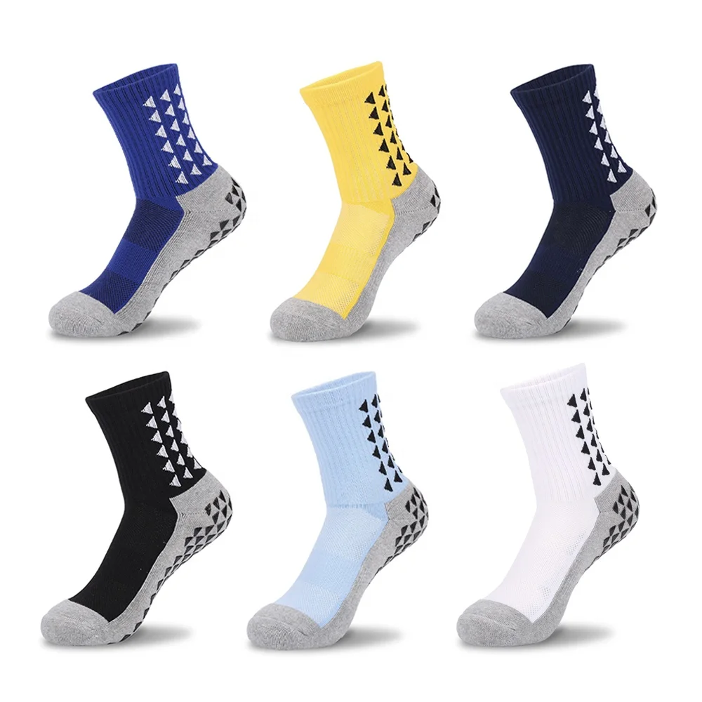Manufacturers Bamboo Cotton Nylon Sport Grip Non Slip Anti-slip Football Soccer Socks