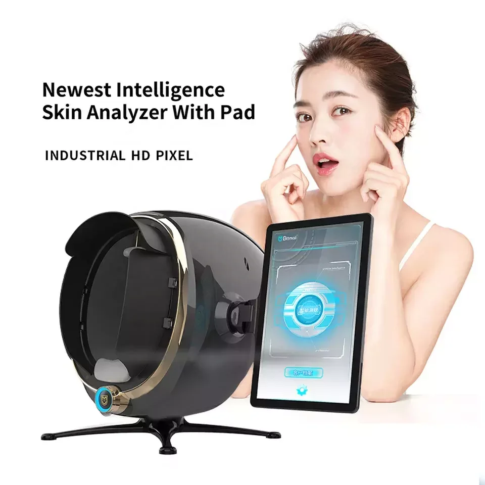 High Pixel Image Skin Analysis Face Scanner 3D Skin Analyzer Machine Professional Scalp Detector