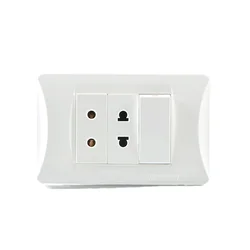 SANSHE universal white electric switch wall and socket for apartment and home