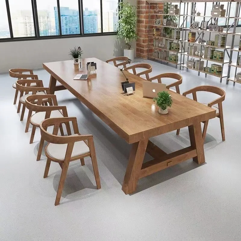 New Nordic design modern simple solid wood dining table furniture dining chair set wholesale support custom sizes