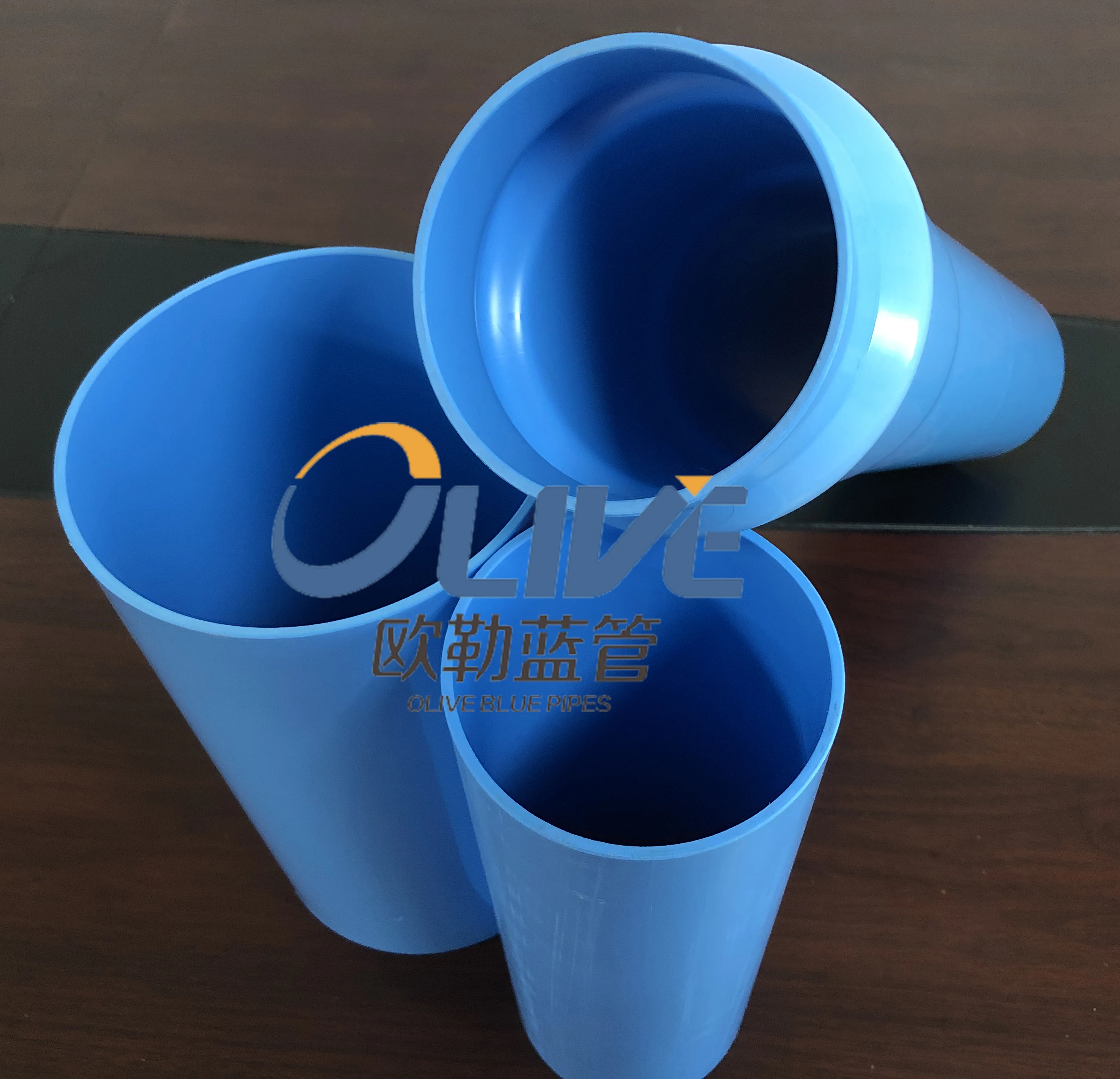 High Quality Tubos De Agua Full Form 110mm-630mm Blue Color Rubber Ring PVC O PVC-O Pipe