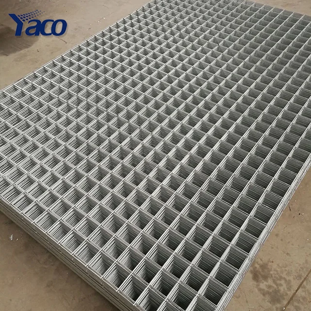 Оцинкованный сварной сетчатый забор 6 калибра 2x2 4x4 с деревянной проволочной панелью