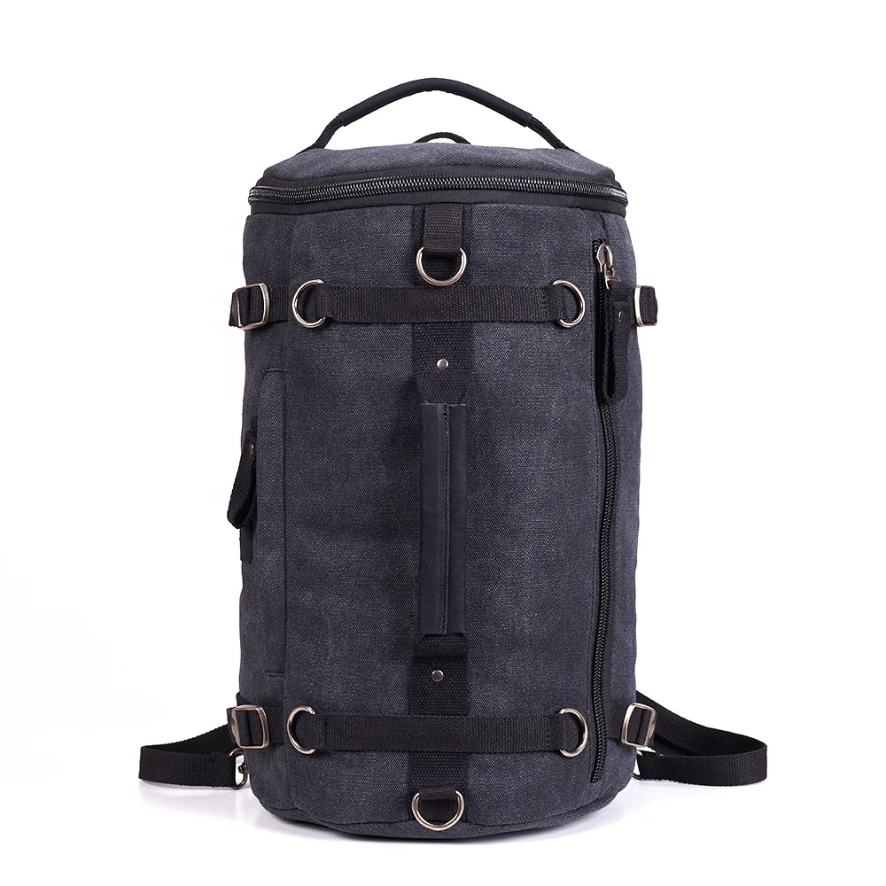 
CUCYMA Hiking Computers Laptop Canvas Bag Men Vintage Backpack Motorcycle Tail Bag 