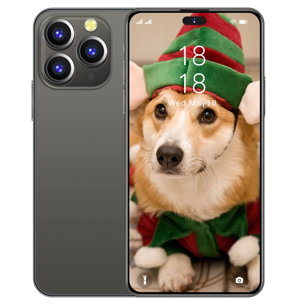 High-quality I 14 Phone Cheap Telephone Origin Clone Smartphone Unlocked 5g Smart Watch Android Original Mobile Phone LCD FHD