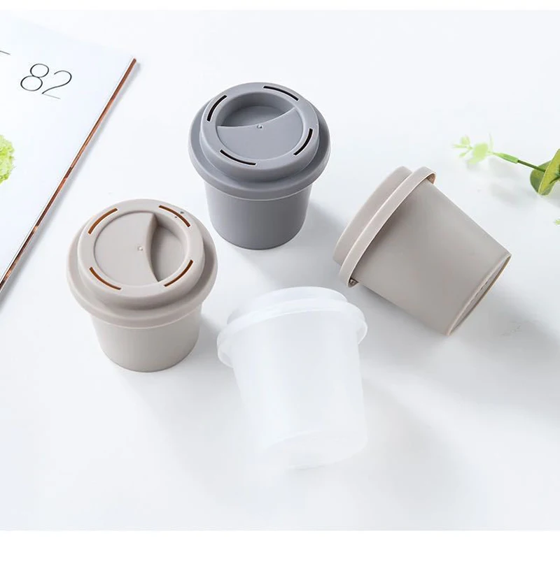 Lalasis beauty egg cosmetic customize make up sponge private label latex free coffee cup makeup sponge