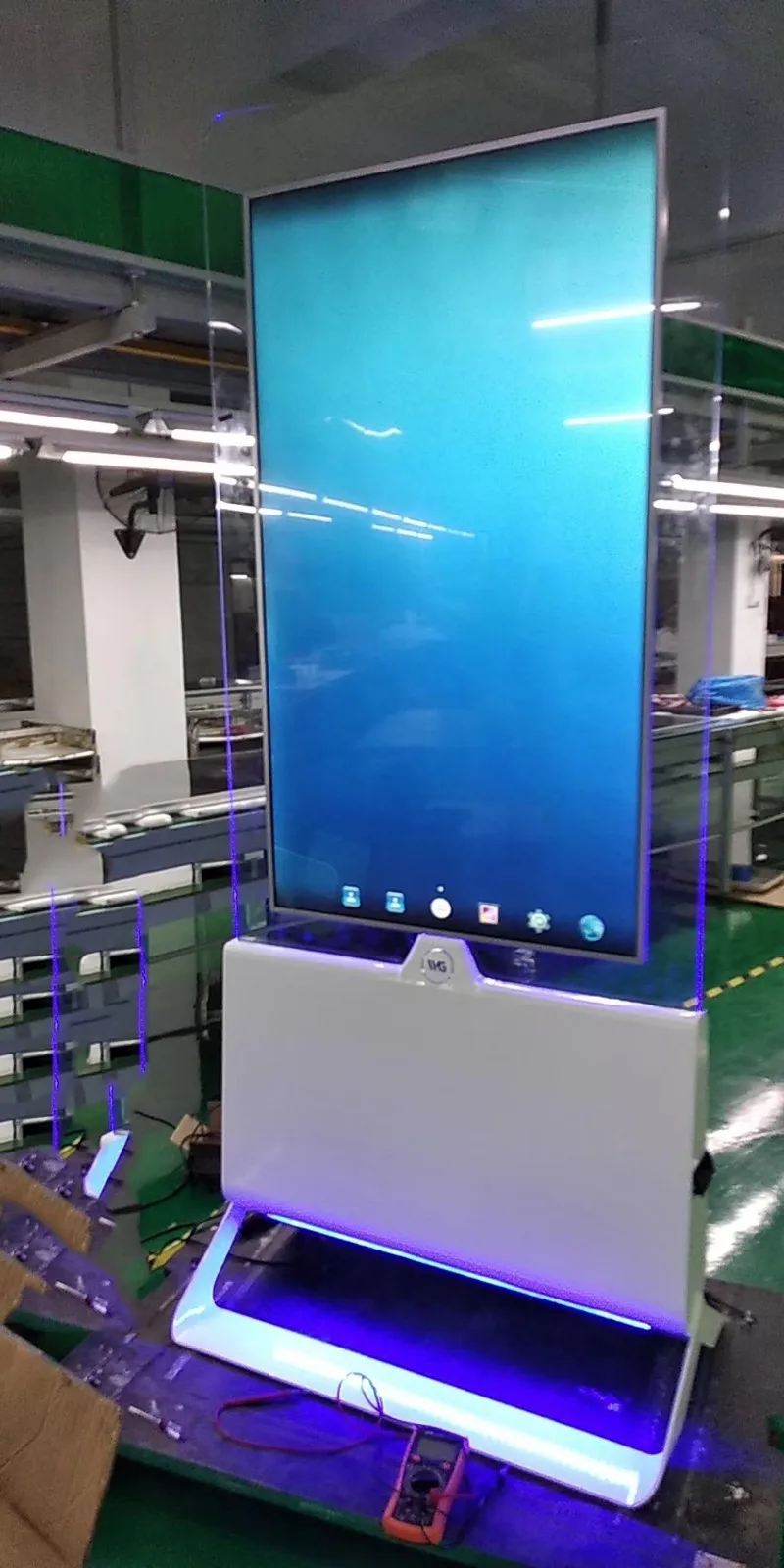 Oled Transparent  Double Sided Oled Display Digital Signage 55 inch Touch Screen Monitor For Advertising