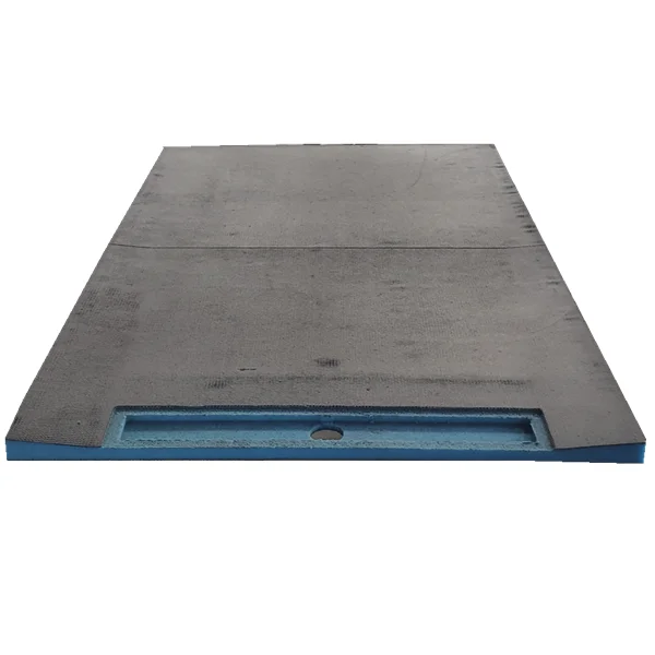 4ft*4ft  easy install Split  linear drain shower tray for wetroom