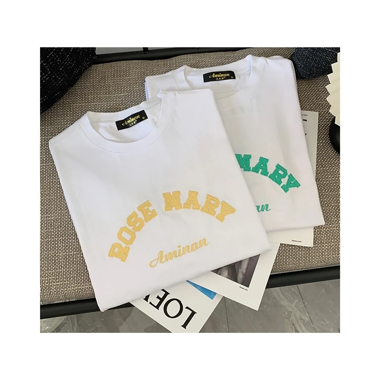 Manufacturer Supplier No Decoration Graphic Print Short-sleeve T-shirt Suitable For Women