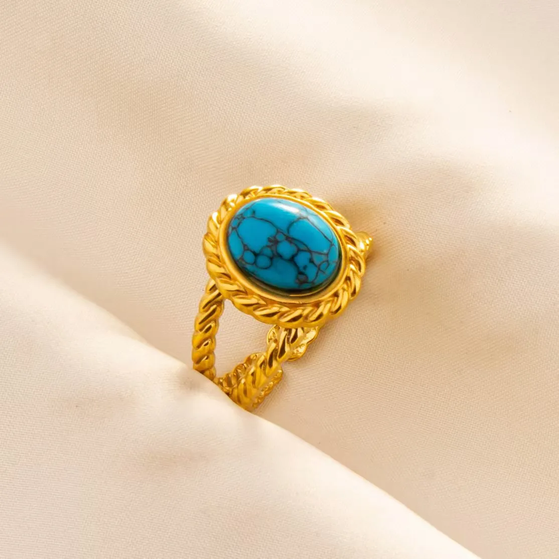 304 stainless steel ring titanium steel ring geometric for women and men simple fashion unique design open cocoa adjustable size