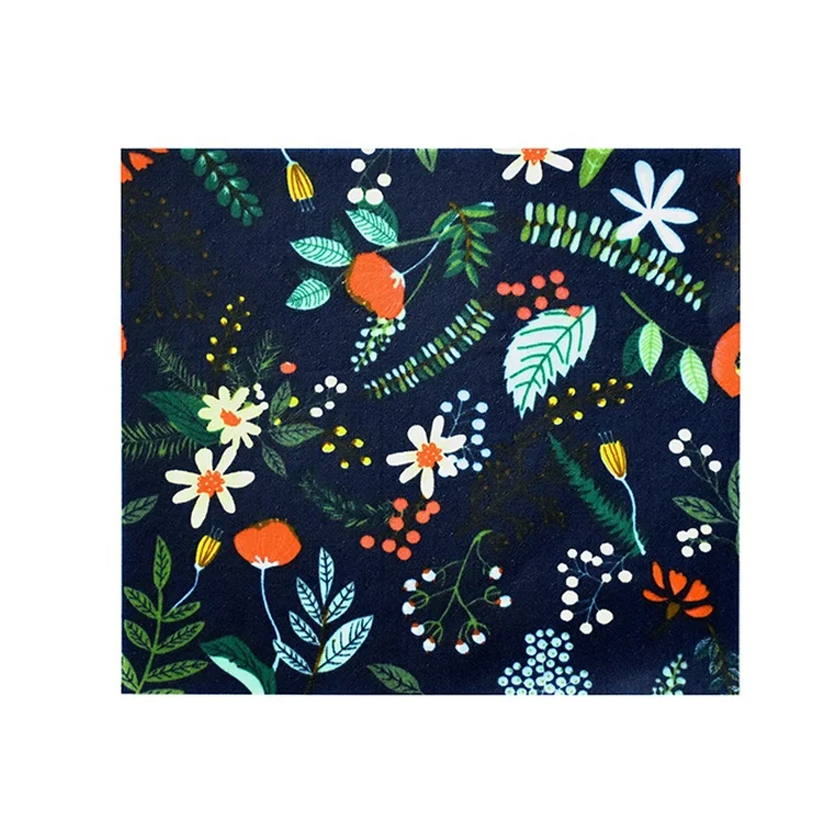 
Custom Reusable Beeswax Food Wrap Paper Sheet Bee Wax Natural Organic Food Wraps 