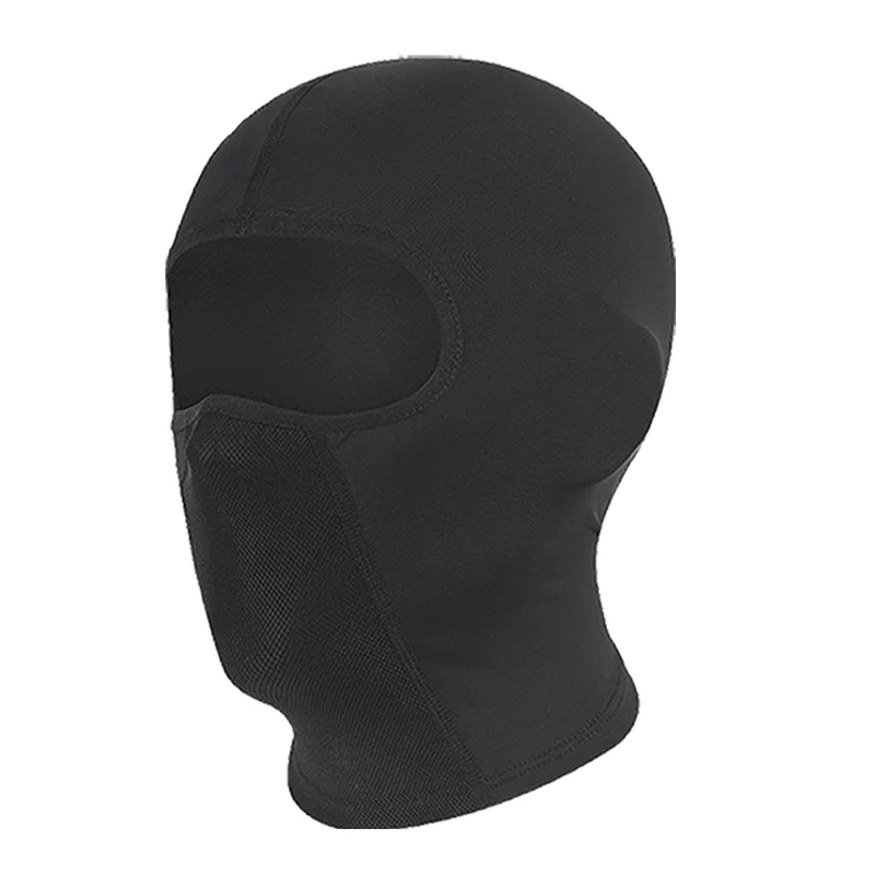 Custom Printed Cooling Silk Sun Protection Men Motorcycle Cycling Helmet Inner Liner Face Ski Mask Skimask with Logo