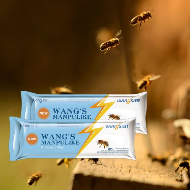 Продажа с завода Wangshi, 20 полосок в упаковке, новая лента флувалината, похожая на мангуру, для обработки клещей варроа