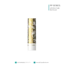 luxury cosmetic packaging for Recyclable plastic PP lipstick tube eco friendly