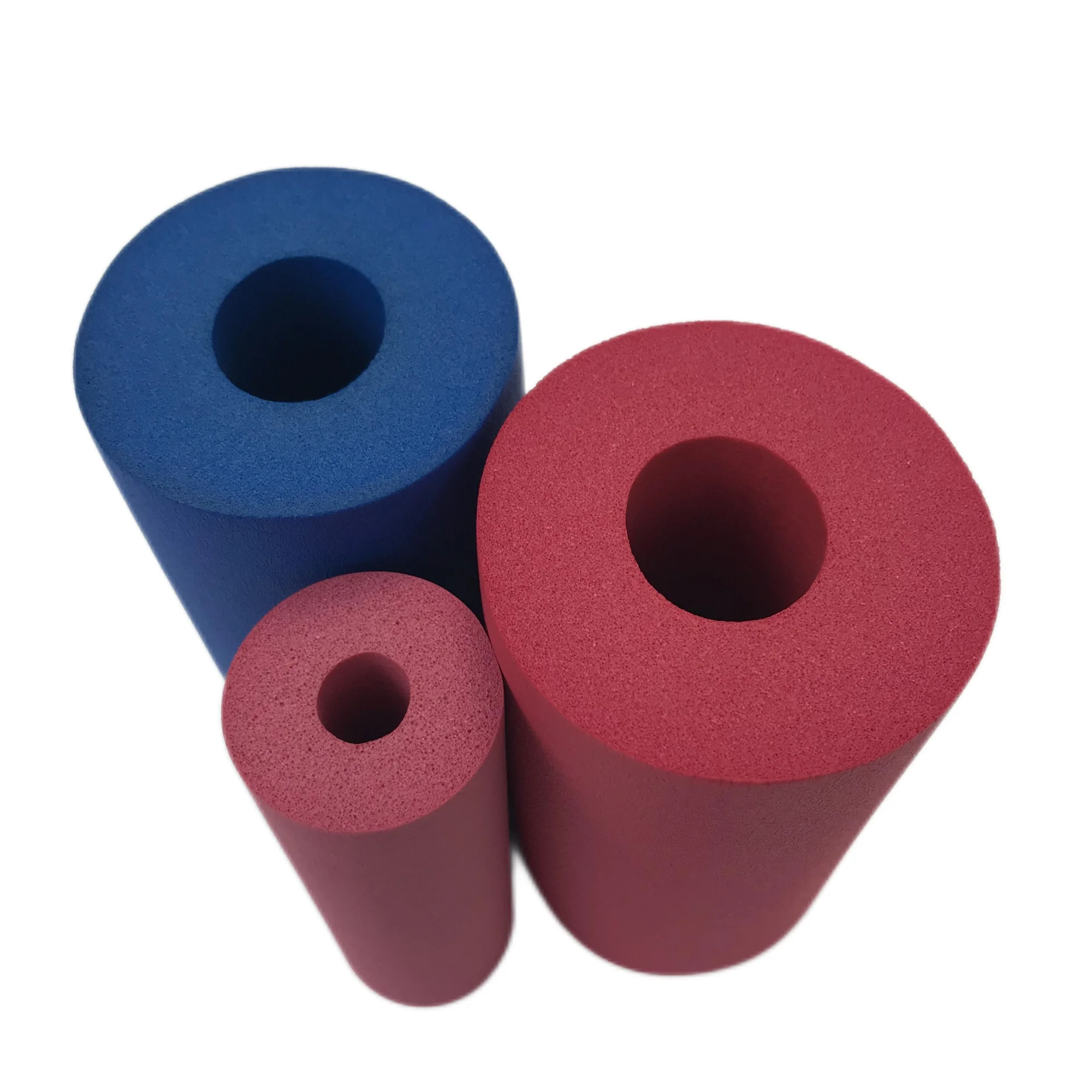 Hot Water Pipe Insulation Foam Insulation Rubber Wall Thickness 9~32mm Or 40mm CLASS B0